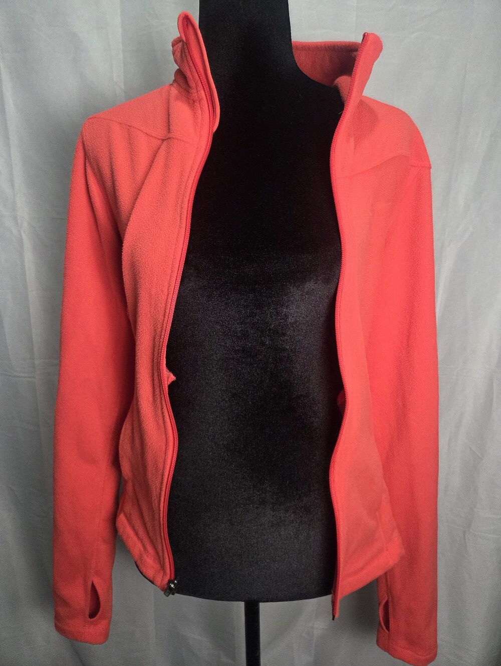 Nike Women's Bright Coral Zip Fleece Jacket